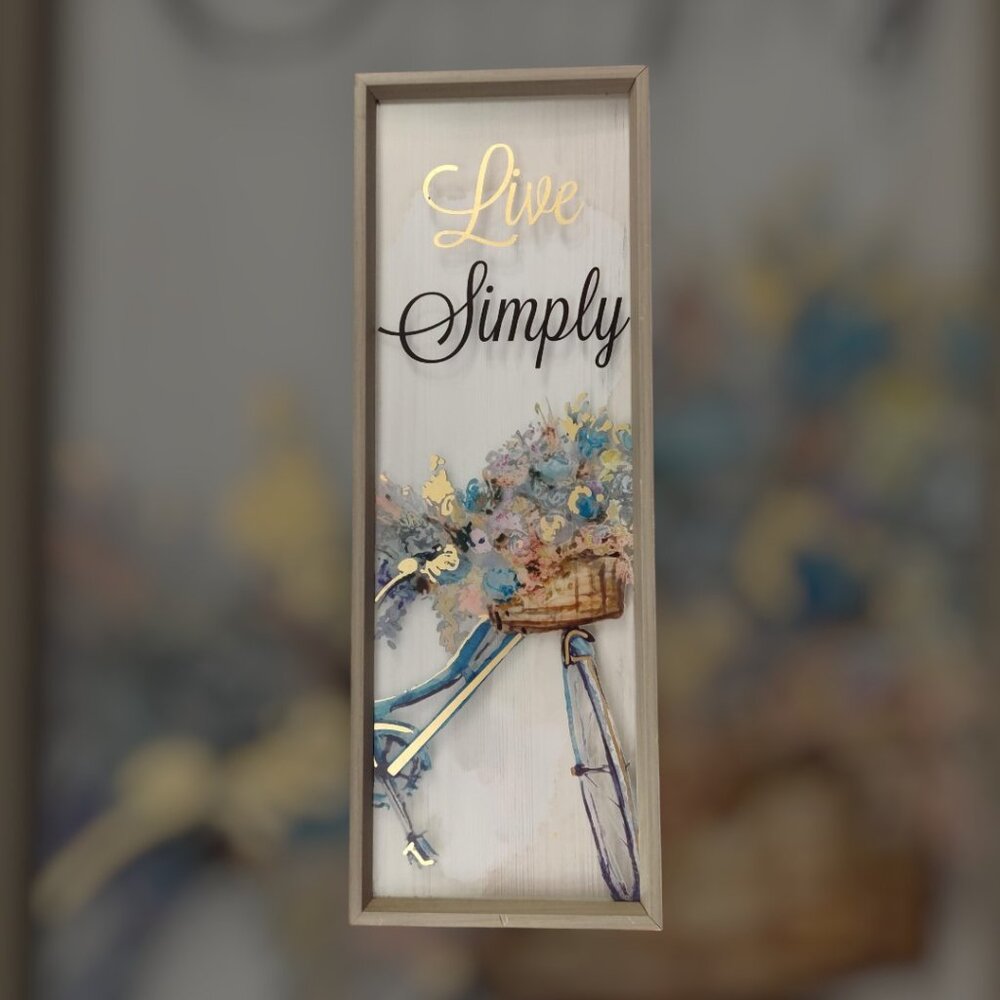 Framed Bicycle Wall Art New Old Classic look